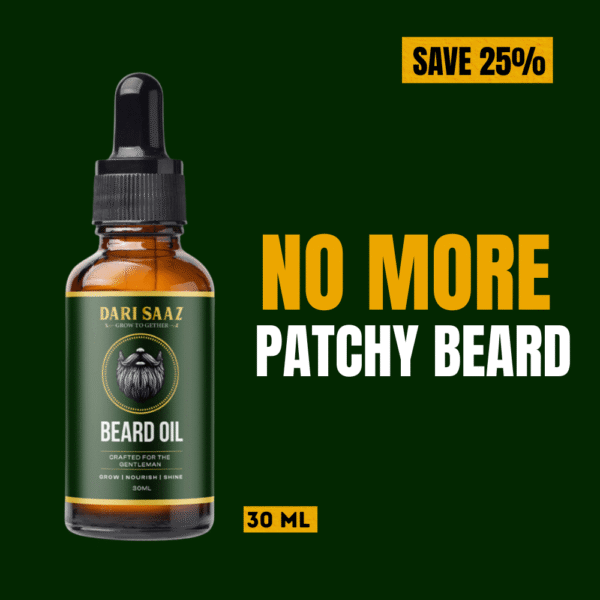 DARI SAAZ – BEARD OIL | GROWTH & NOURISH BLEND - Image 3