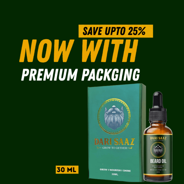 DARI SAAZ – BEARD OIL | GROWTH & NOURISH BLEND - Image 2